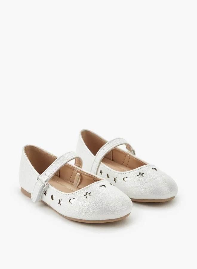 Flora Bella By Shoexpress Flora Bella Girls Hook and Loop Ballerina Shoes